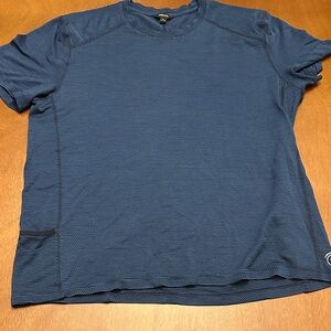 Allbirds Men's Navy Blue Wool Blend Performance Short Sleeve Tee XL